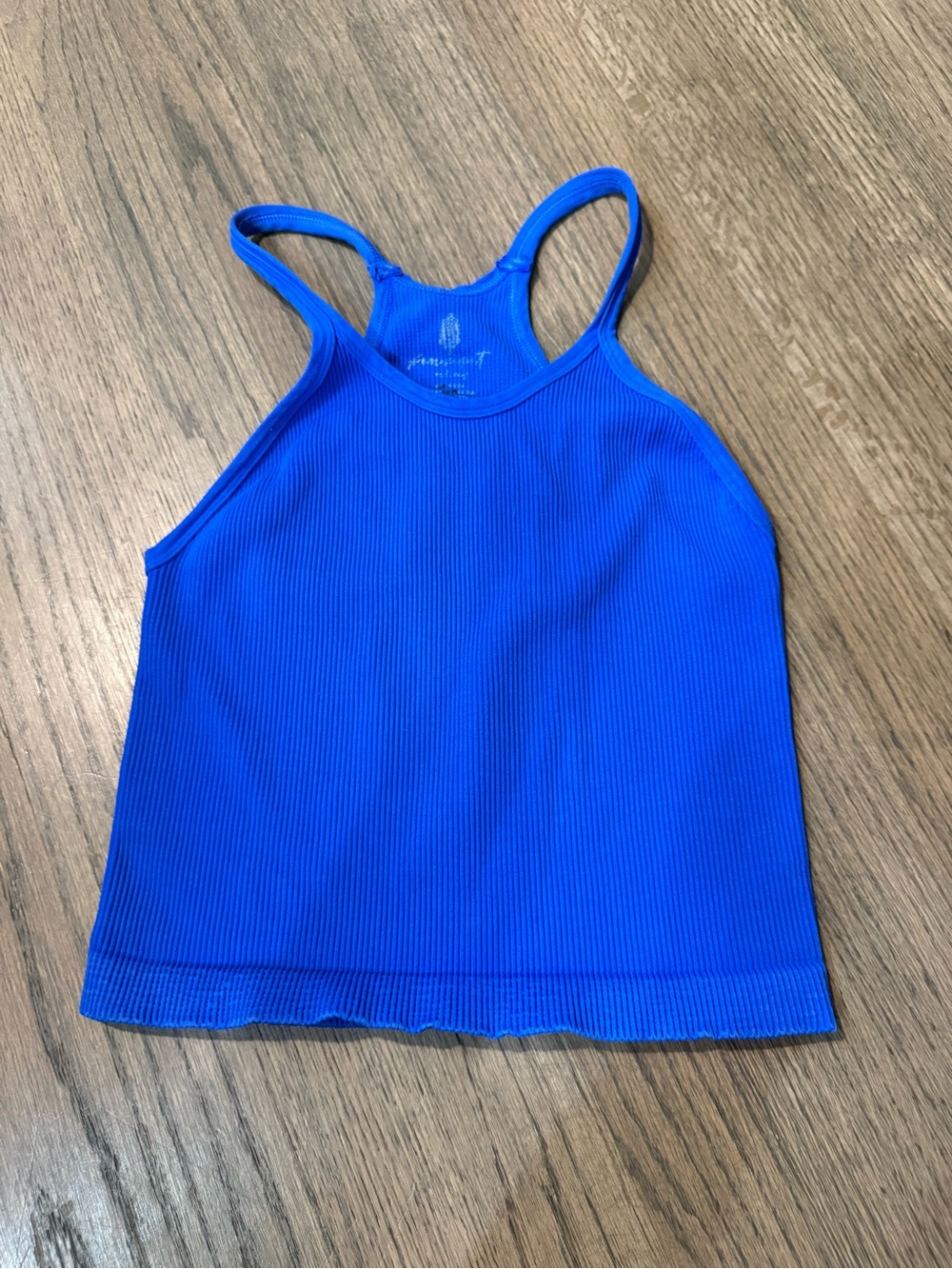 Free People Movement Happiness Runs Crop Top-Royal Blue-Size Medium:Large